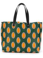 Victoria Beckham Large Printed Tote, Women's, Green