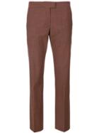 Ps By Paul Smith Cropped Straight-leg Trousers - Red