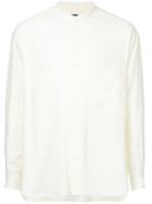 H Beauty & Youth Mandarin Collar Shirt - White