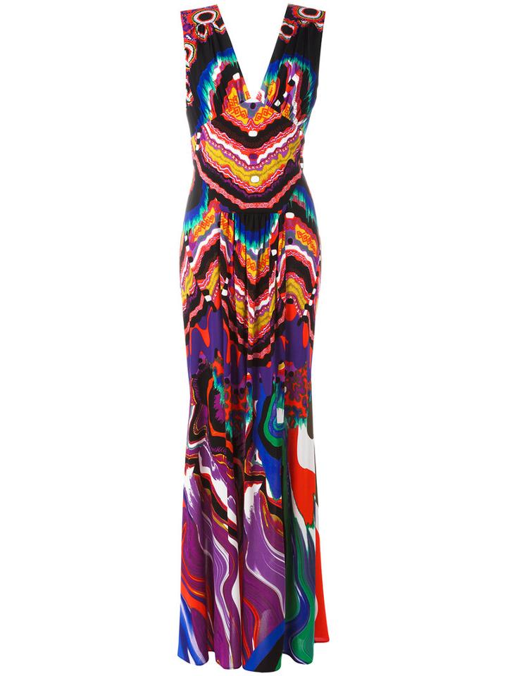 Roberto Cavalli Dreamscape Dress, Women's, Size: 40, Viscose
