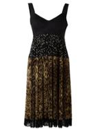 Dolce & Gabbana Pleated Skirt Dress - Black