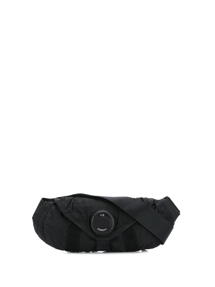Cp Company Logo Embellished Belt Bag - Black