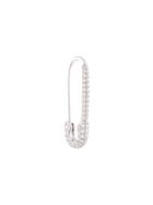 Anita Ko Safety Pin Diamond Earring - Silver