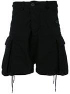 11 By Boris Bidjan Saberi Cargo Pocket Shorts - Black