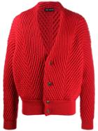 Issey Miyake Pre-owned 2000s Chunky Knit Textured Cardigan