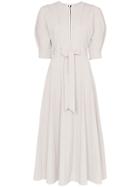Ten Pieces X Rude Puff Sleeve Midi Dress - Grey