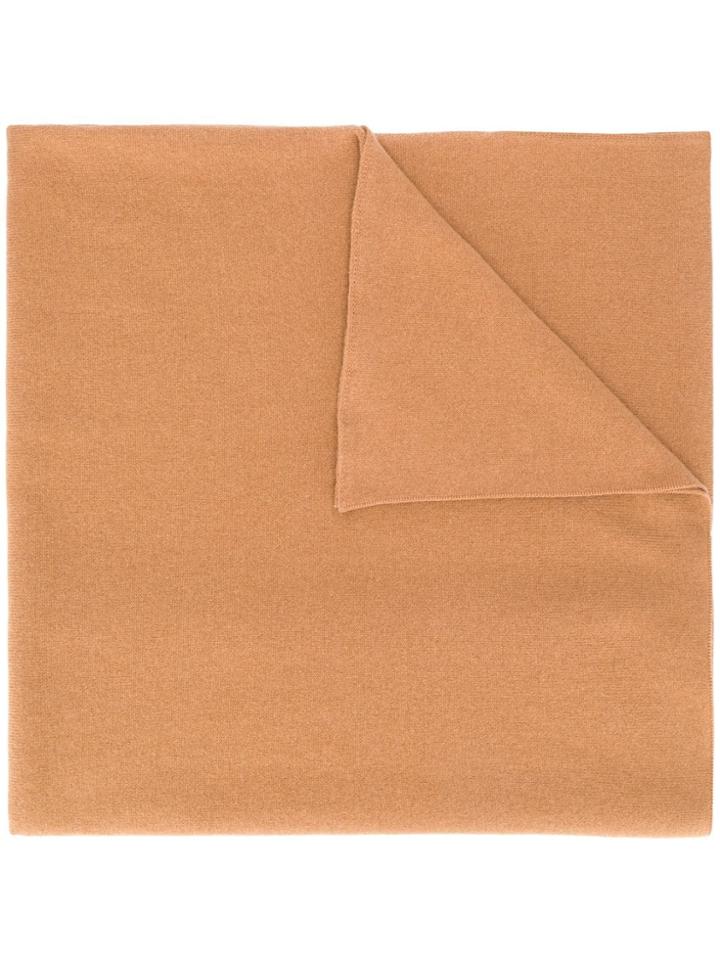 Fabiana Filippi Fine Knit Scarf - Brown