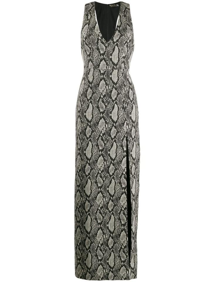 Alice+olivia Snake Print Dress - Black