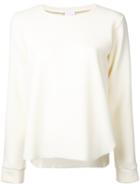 Cityshop Round Neck Jumper, Women's, White, Acrylic/nylon/polyurethane/wool