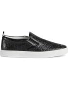 Gucci Gucci Signature Slip-on Sneakers - Black