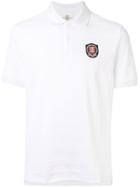 Kent & Curwen Logo Patch Polo Shirt - White