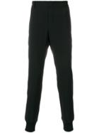 Wooyoungmi Ribbed Cuff Trousers - Black