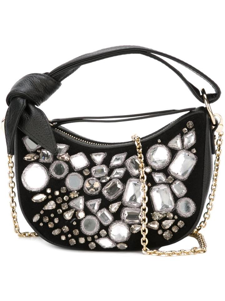 Borbonese Embellished Mini Crossbody Bag