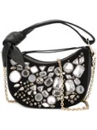 Borbonese Embellished Mini Crossbody Bag