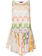 Missoni Pleated Printed Beach Dress - Multicolour