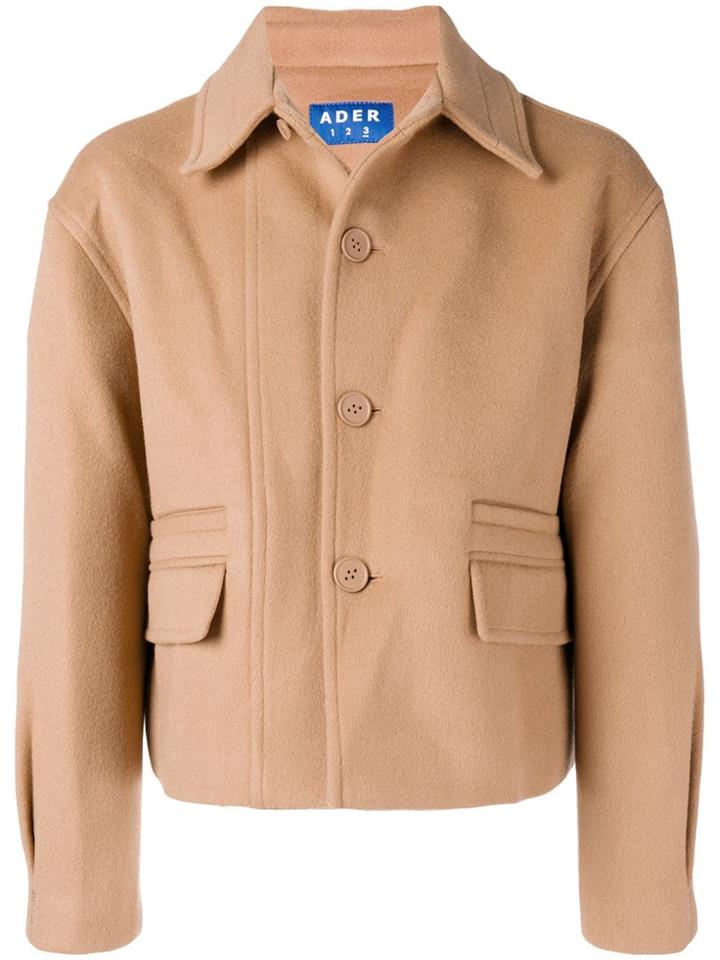 Ader Error Cropped Jacket - Neutrals