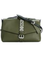 Moschino Logo Buckle Satchel