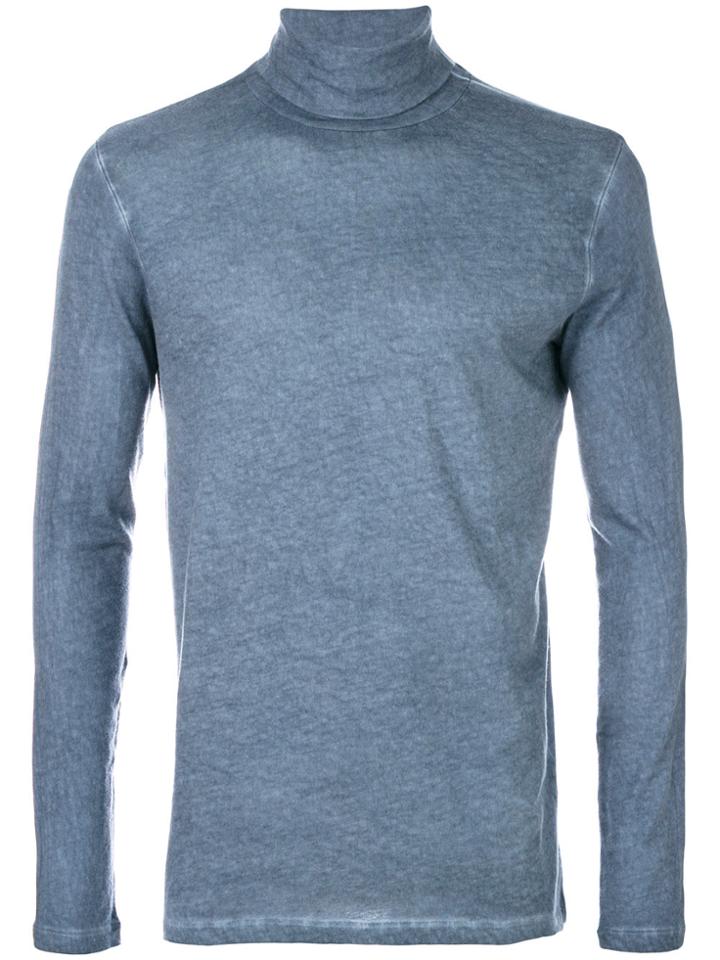 Majestic Filatures Roll Neck Top - Blue