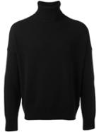 Ami Alexandre Mattiussi - Oversize Turtle-neck Sweater - Men - Cashmere/wool - S, Black, Cashmere/wool