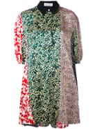 Sonia Rykiel - Multi-print Shirt Dress - Women - Silk - 42, Black, Silk