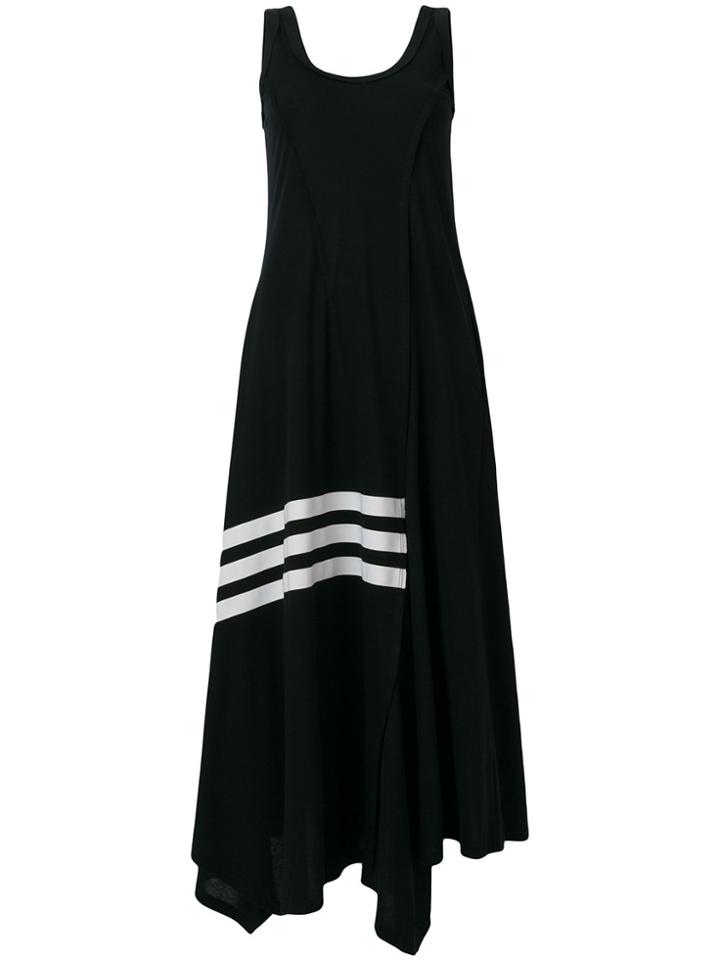 Y-3 Stripe Detailed Vest Dress - Black