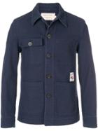 Maison Kitsuné Chest Pocket Shirt Jacket - Blue