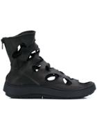 Trippen Cut-detail Boots - Black
