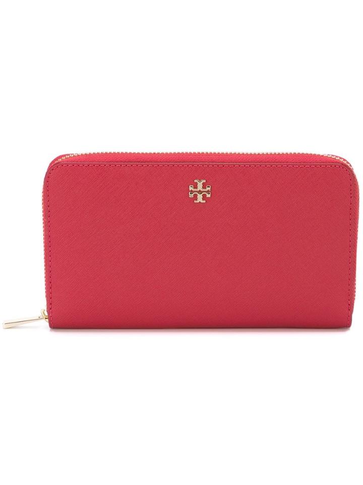 Tory Burch 'robinson' Continental Wallet - Pink & Purple