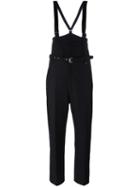 Diesel Black Gold Brace Detail Tailored Trousers, Women's, Size: 40, Wool/polyester