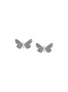 Astley Clarke 14kt Gold Cinnabar Papillon Diamond Earrings - Metallic