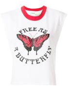 Off-white Butterfly Print Tank Top