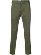 321 Cropped Chinos - Green
