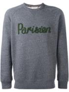 Maison Kitsuné 'parisien' Sweatshirt, Men's, Size: Medium, Black, Cotton