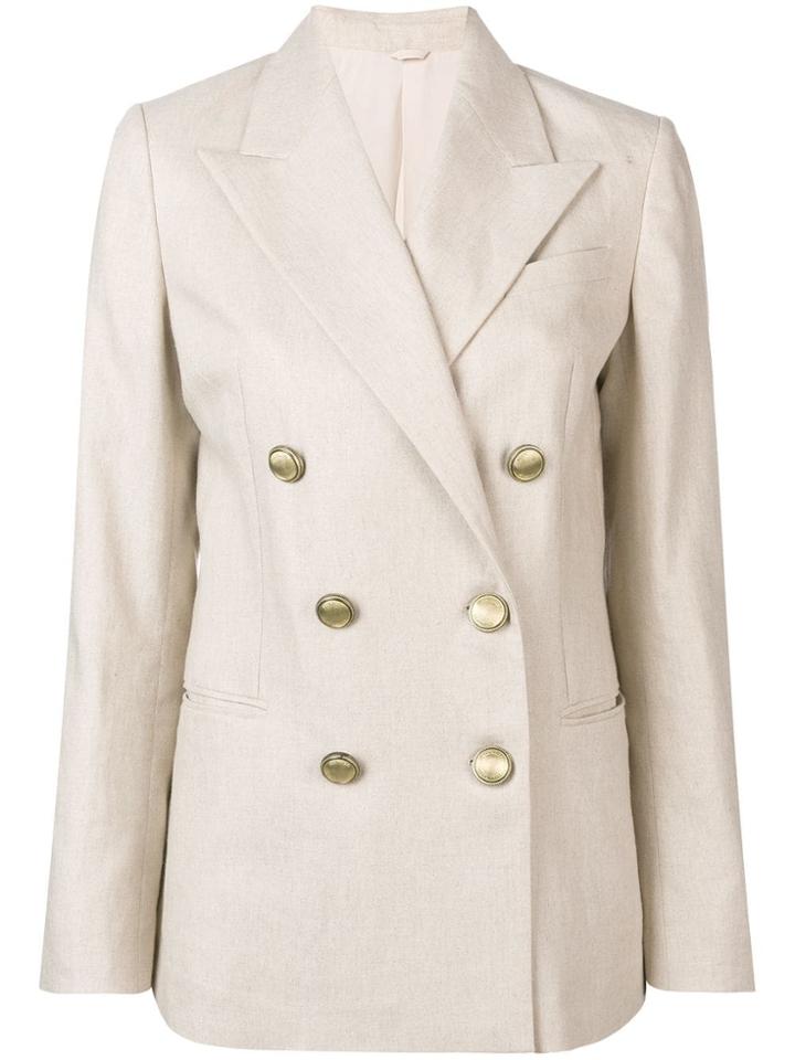 Brunello Cucinelli Double Breasted Blazer - Neutrals