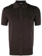 Neil Barrett - Short-sleeve Shirt - Men - Nylon/viscose - Xs, Brown, Nylon/viscose