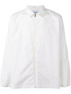 Sunnei Zip Up Shirt, Men's, Size: Large, White, Cotton