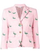 Thom Browne Duck Embroidered Pink Sport Coat