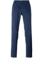 Loro Piana Classic Chinos, Men's, Size: 52, Blue, Cotton/spandex/elastane