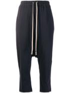 Rick Owens Drkshdw Drop-crotch Trousers - Blue