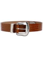 B-low The Belt Calf Leather Belt - Brown