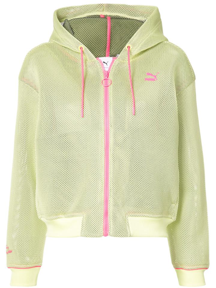 Puma X Sophia Webster Contrast Zipped Hoodie - Yellow & Orange