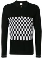 Paul Smith Contrast Print Racing Shirt - Black