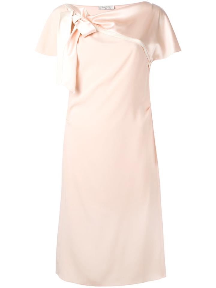Lanvin Shoulder Bow Dress - Nude & Neutrals
