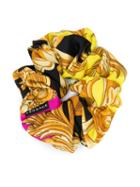 Versace Baroque Print Scrunchie - Black