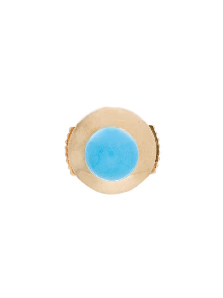 Yvonne Léon Petit Turquoise Stud Earring - Metallic