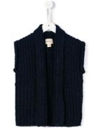 Bellerose Kids Open Front Knit Vest, Boy's, Size: 6 Yrs, Blue