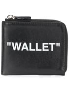 Off-white Quote Coin Purse - Black