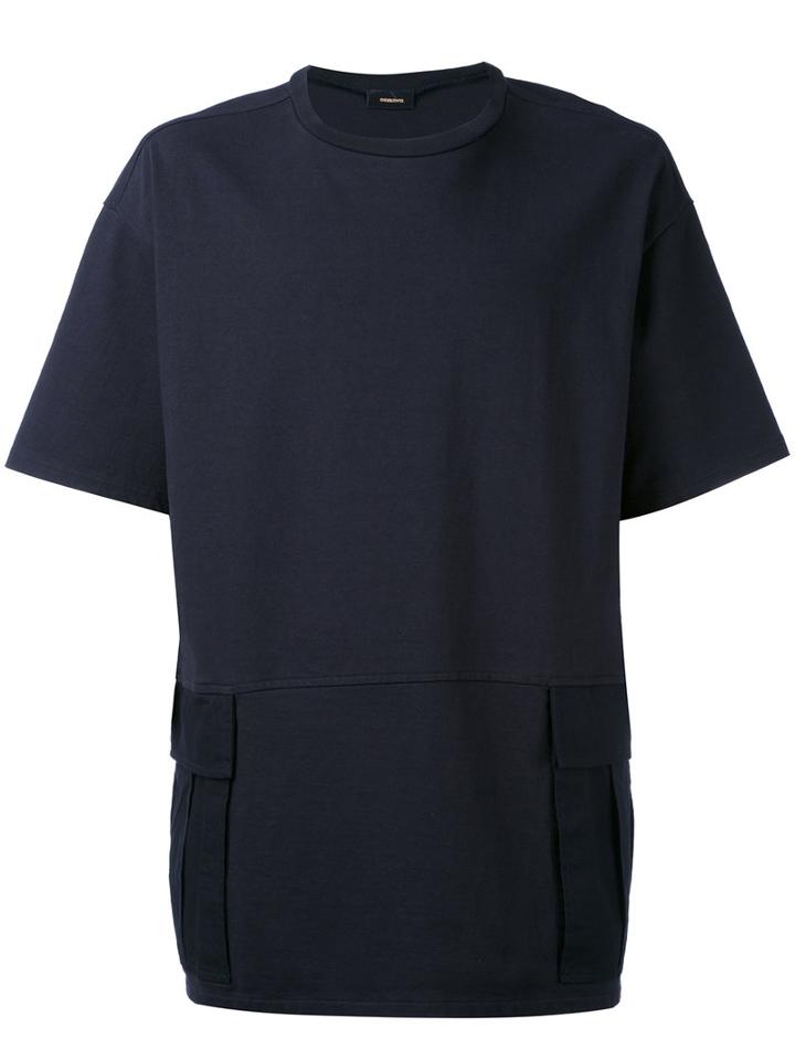 Undercover - Long Pocket T-shirt - Unisex - Cotton - M, Blue, Cotton