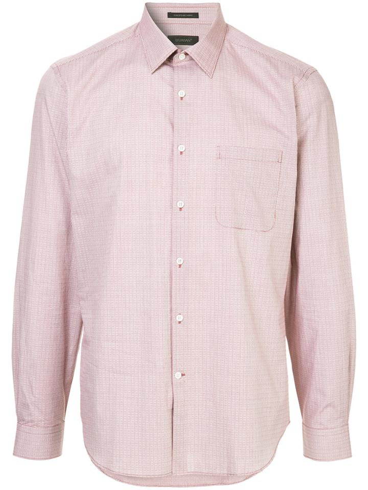 D'urban Micro Check Shirt - Red