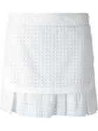 Diesel Black Gold Perforated Layered Mini Skirt